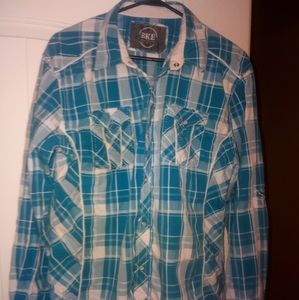 Mens BKE button up shirt